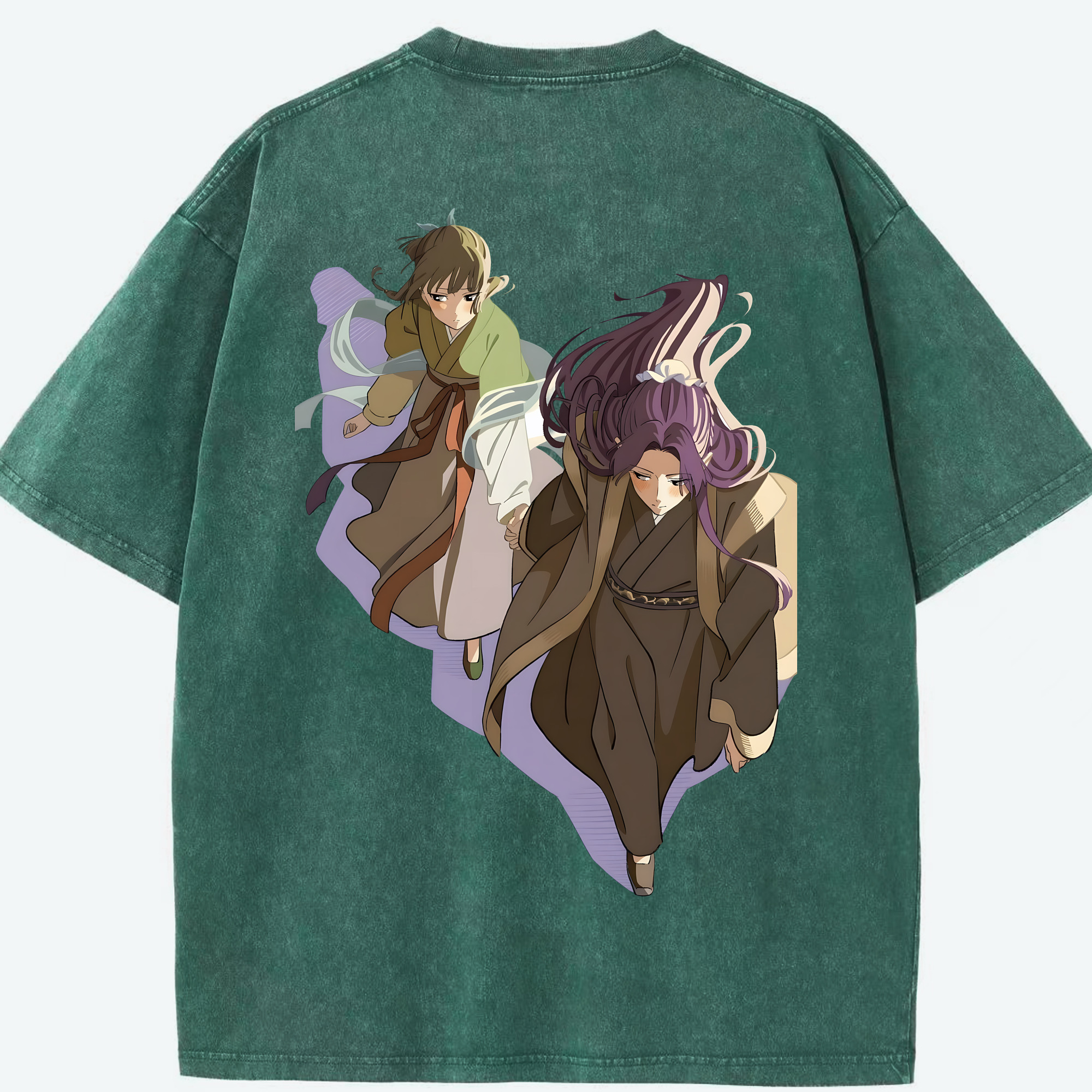 （画像用） 薬屋のひとりごと The Apothecary Diaries 綿100% ヴィンテージ風 半袖Tシャツ（背面プリント）